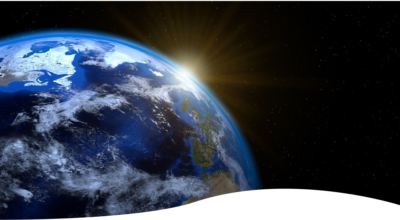 レテックトップ画像「宇宙から見た地球」